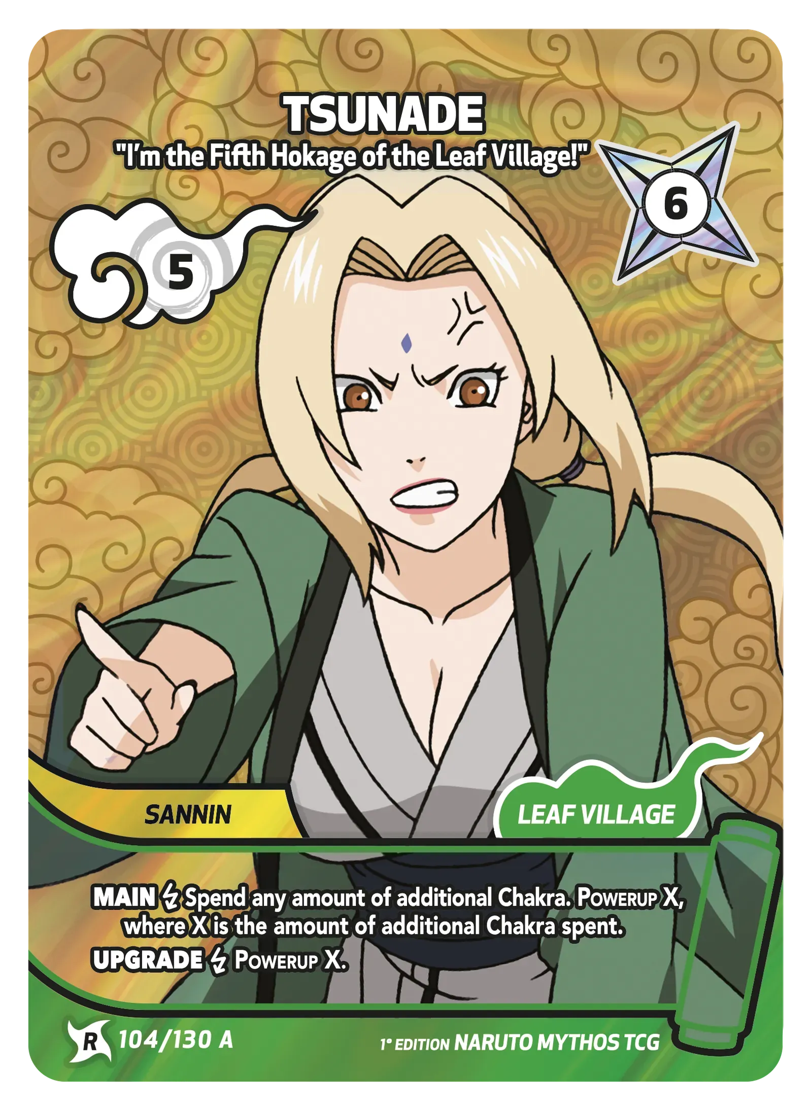 Tsunade — I’m the Fifth Hokage of the Leaf Village!