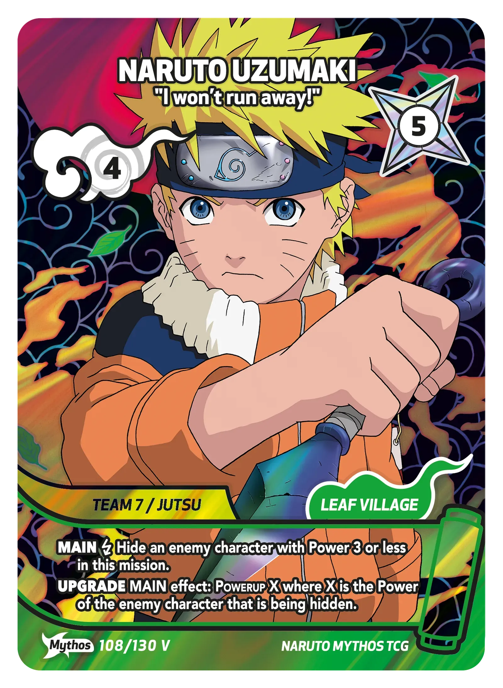 Naruto Uzumaki — I won’t run away!