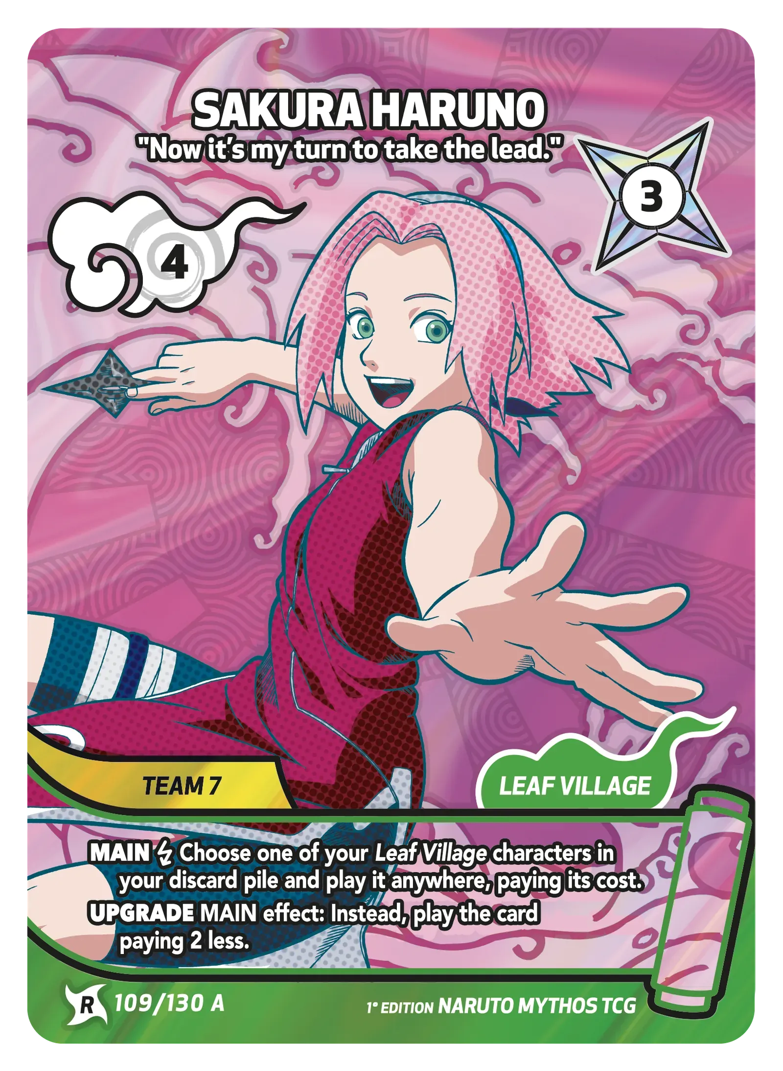 Sakura Haruno — Now it’s my turn to take the lead.