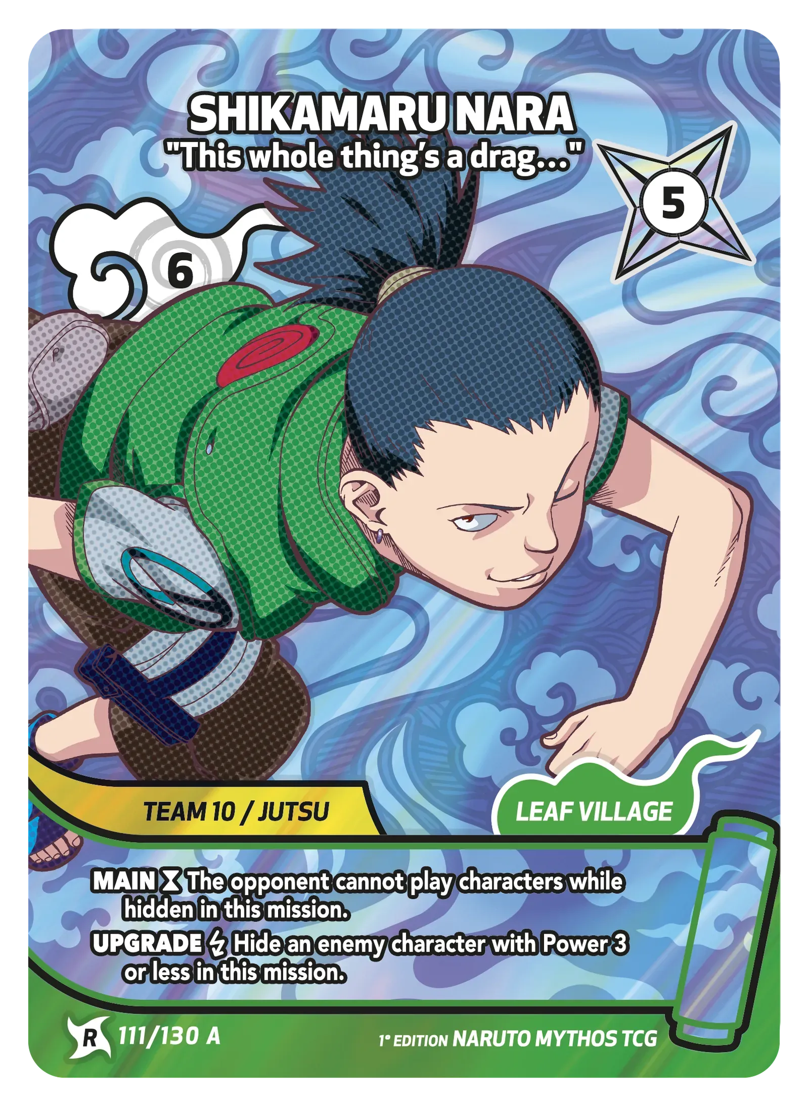 Shikamaru Nara — This whole thing’s a drag…