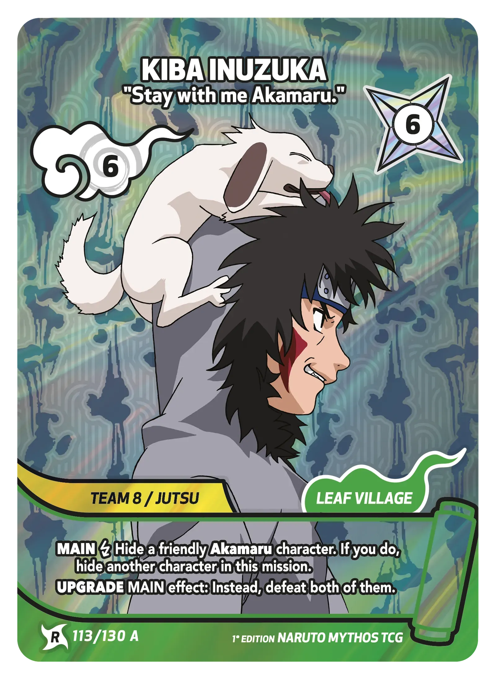 Kiba Inuzuka — Stay with me Akamaru.