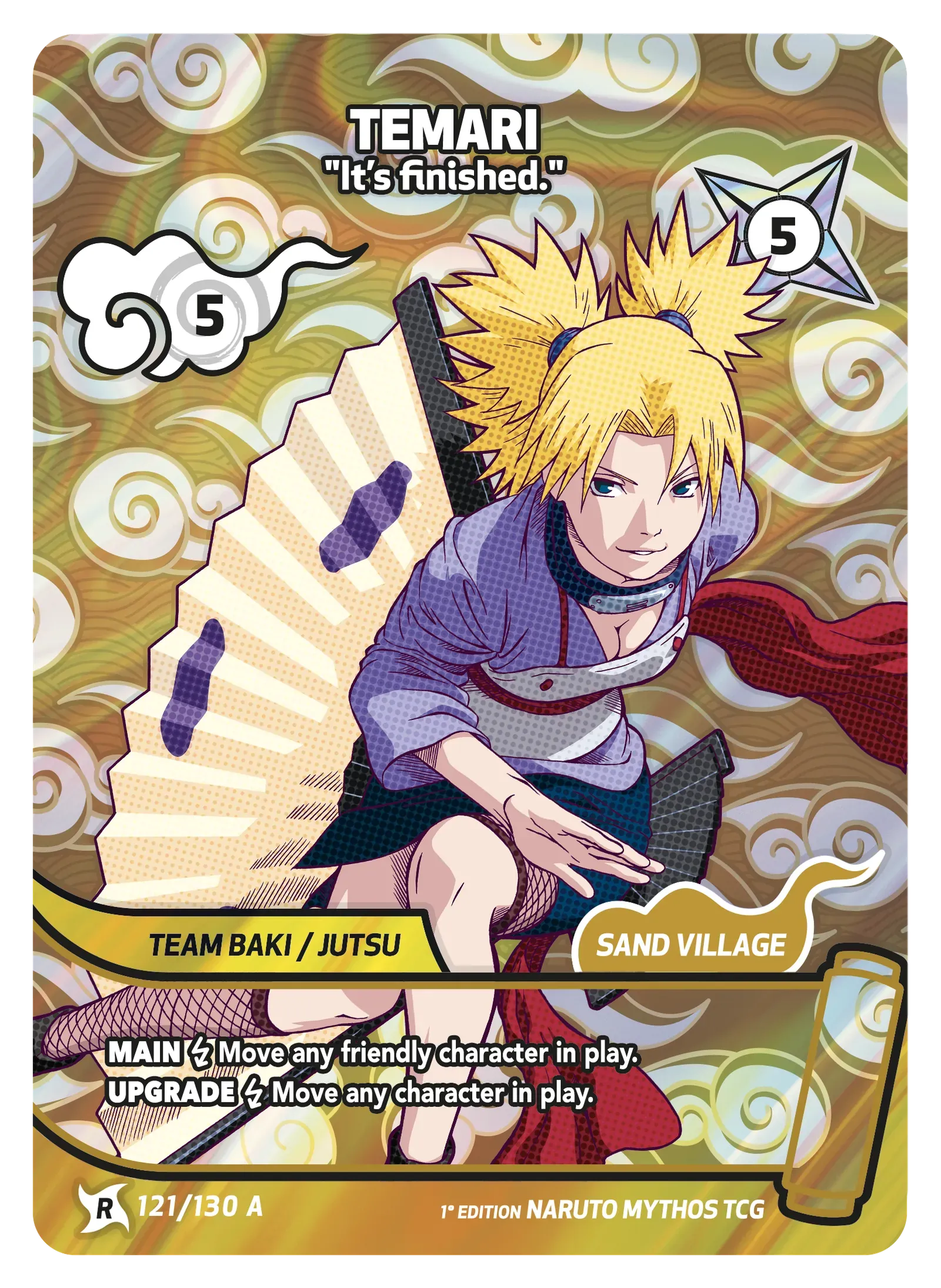 Temari — It’s finished.