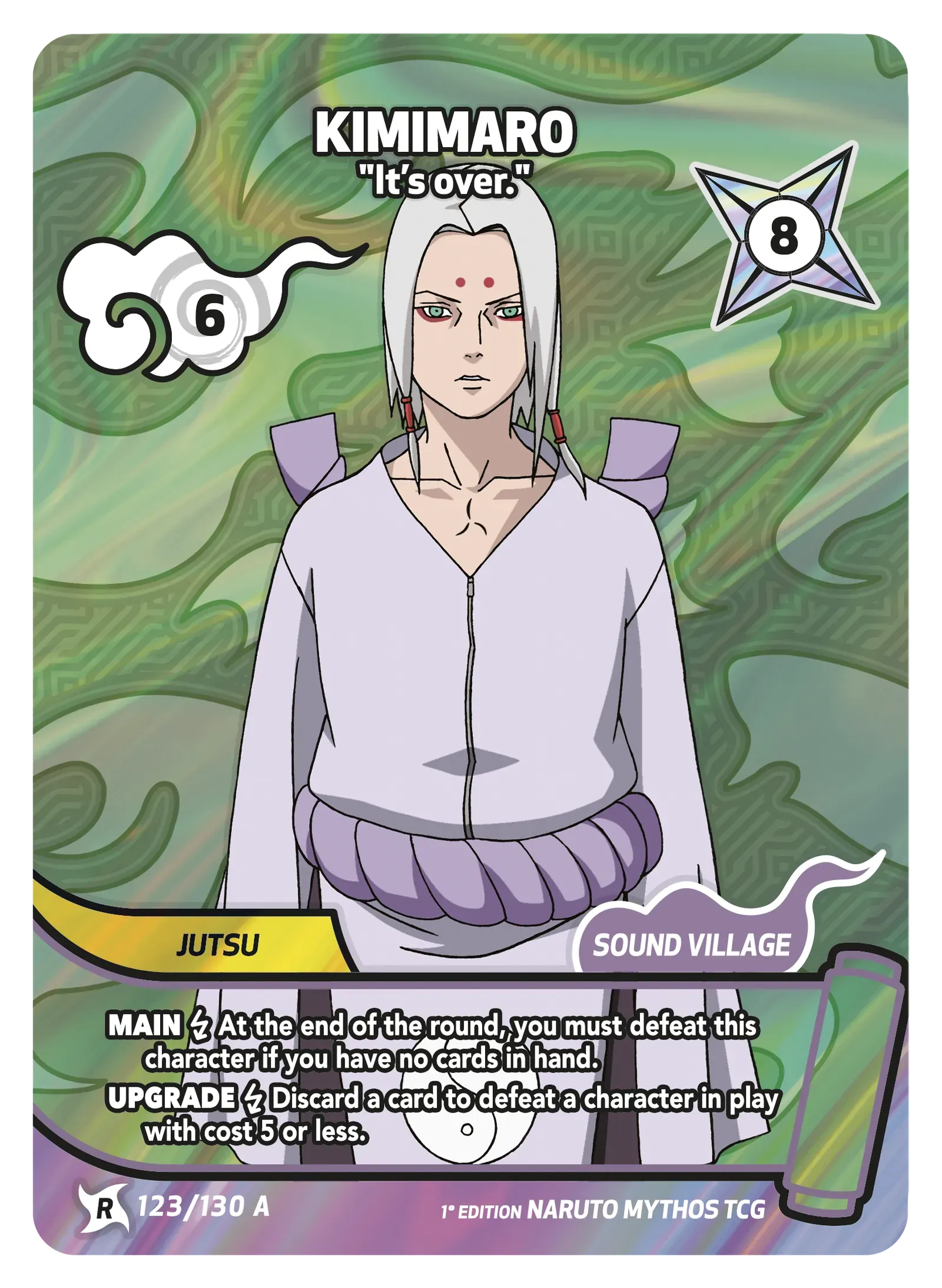 Kimimaro — It’s over.