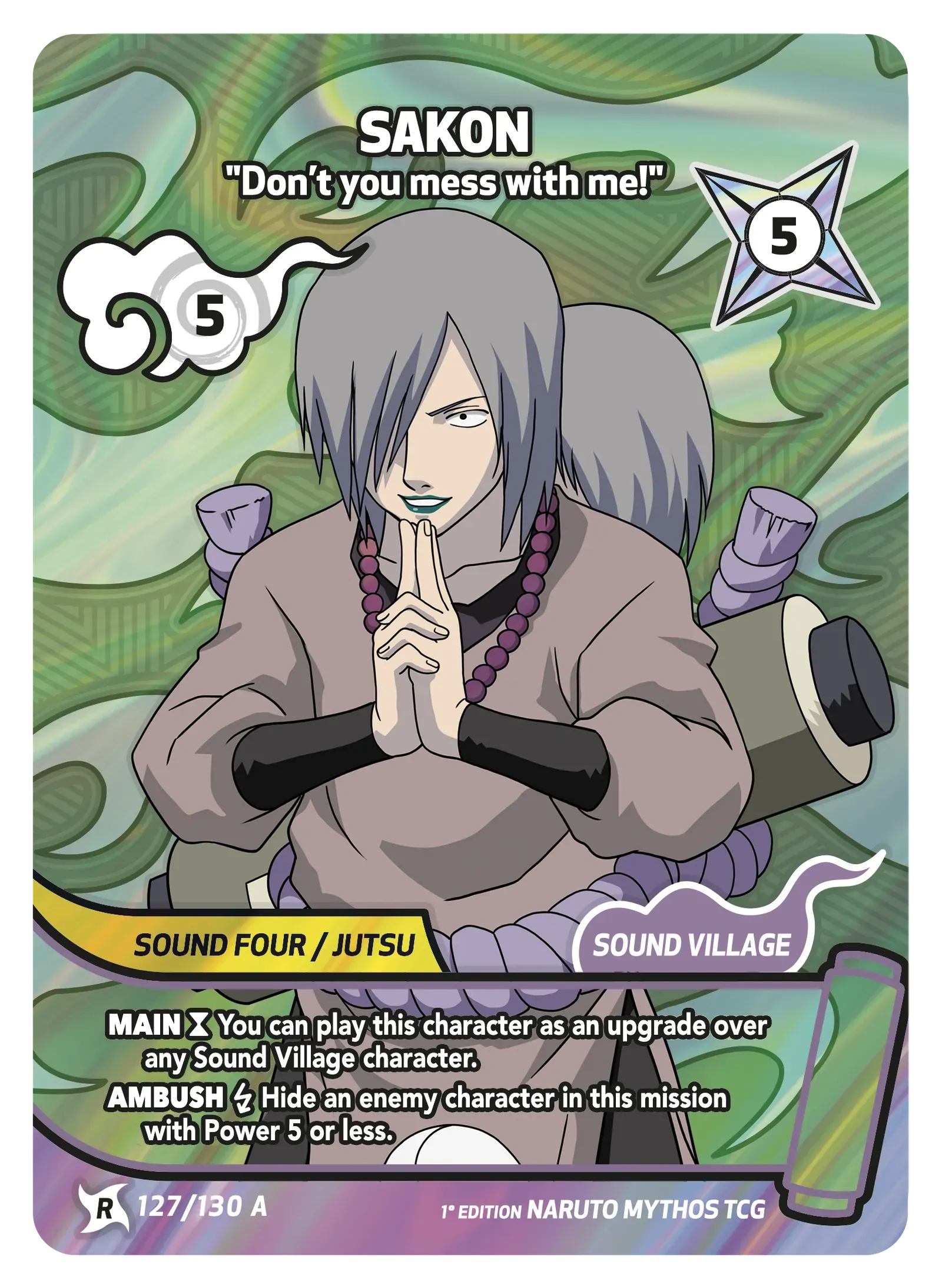 Sakon — Don’t you mess with me!