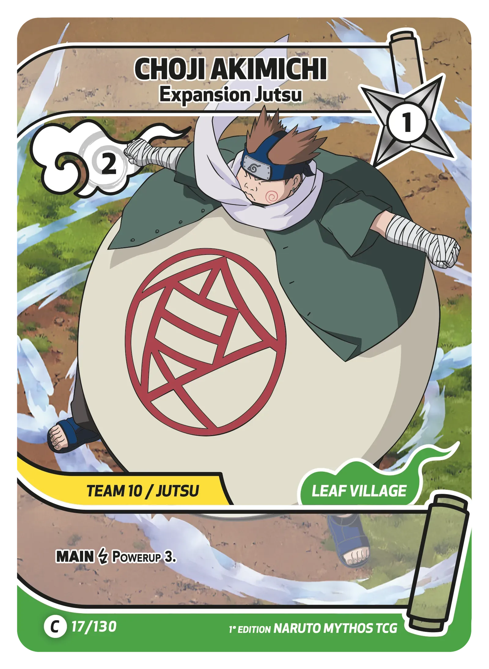 Choji Akimichi — Expansion Jutsu