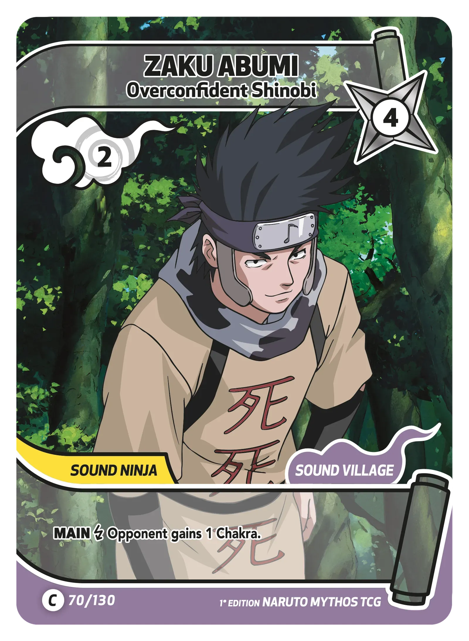 Zaku Abumi — Overconfident Shinobi