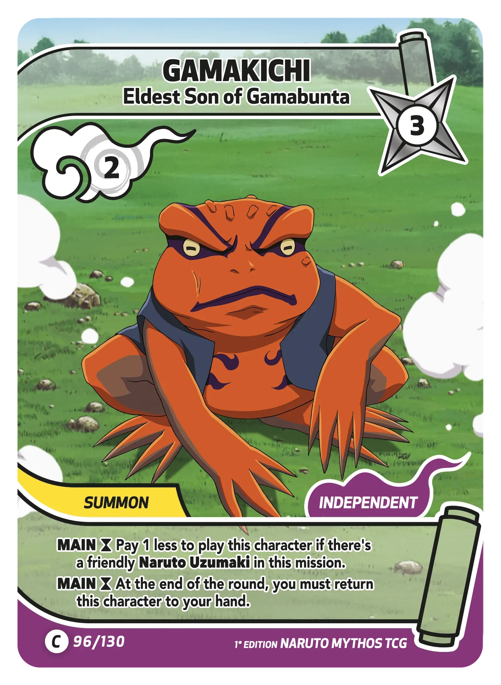 Gamakichi — Eldest Son of Gamabunta
